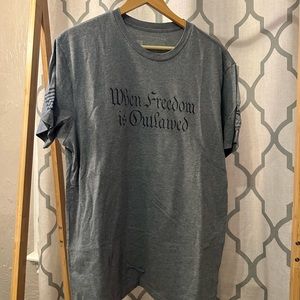 Grunt Style Outlaws Will Be Free  // Grunt Style Men's Tee // Large